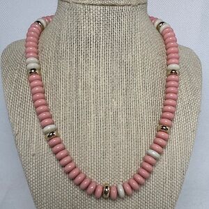 J.Crew Pink Beaded Statement Necklace – 18” with 2” Extender